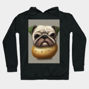 Potato Dog Face Hoodie